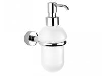 Дозатор для жидкого мыла Nicolazzi Bagno Minimale с держателем  1489M CL NEM