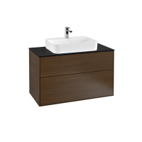 Тумба под раковину Villeroy&Boch Finion  цвет-Walnut Veneer G35200GN hog2