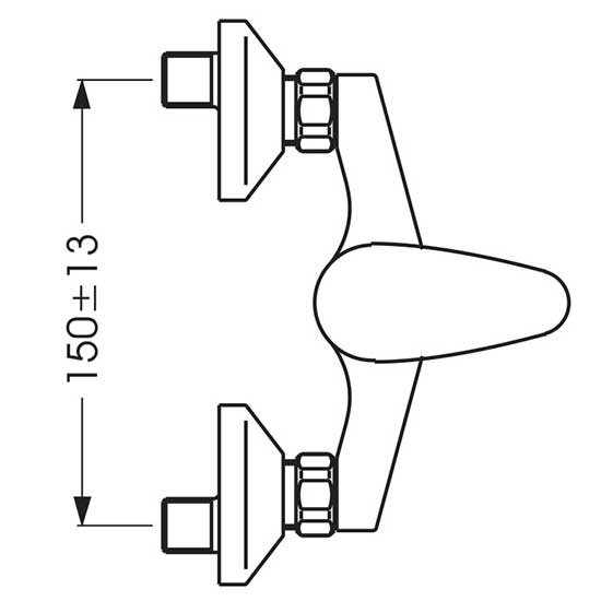 Смеситель Vidima Орион BA003AA для душа