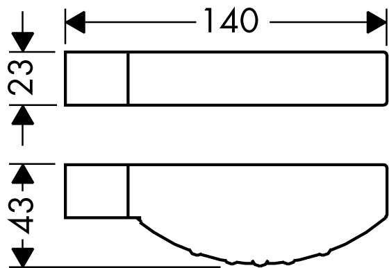 Casetta Unica'88 мыльница Hansgrohe Casetta, 28675000