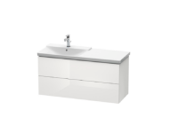 Тумба под раковину Duravit L-Cube  цвет-белый глянцевый LC625408585 hog2