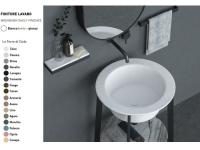 Раковина CIELO Catino Tondo  500 мм, материал-керамика, цвет-Cipria CALAT CP hog4