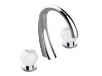 Смеситель для раковины THG Pomme cristal clair satine, A42 A02 151