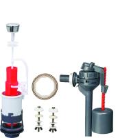 Комплект. Однокнопочная арматура Wirquin "MP" c заливным клапаном "Topy" боковой подводки  10718523