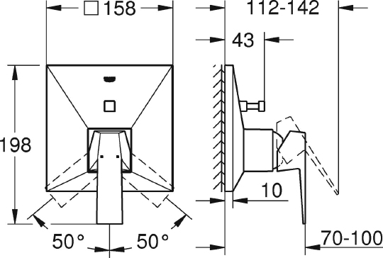 Смеситель Grohe Allure Brilliant 24072000 для ванны с душем