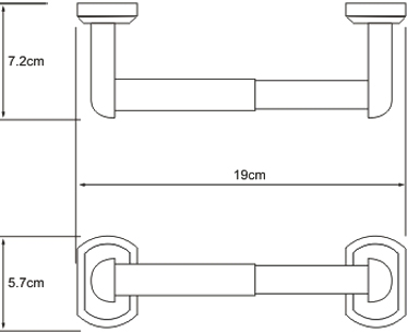 Держатель туалетной бумаги Wasserkraft Oder K-3022 Держатель туалетной бумаги Wasserkraft Oder K-3022