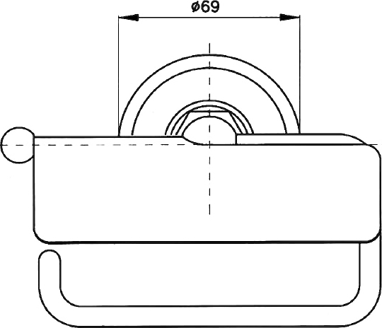 Держатель туалетной бумаги Nicolazzi Classica 1492CR с крышкой Держатель туалетной бумаги Nicolazzi Classica 1492CR с крышкой