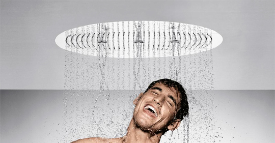 Душевой комплект Hansgrohe Raindance Rainmaker 28404000 с подсветкой