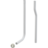 Водосливная труба 32 мм, состоящая из двух частей + прокладка гофрированная AlcaPlast A95