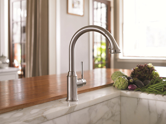 Смеситель Hansgrohe Talis Classic 14863000 для кухонной мойки
