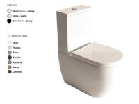 Сливной бачок CIELO Smile Mini  материал-керамика, цвет-Basalto SMCMC BA Сливной бачок CIELO Smile Mini  материал-керамика, цвет-Basalto SMCMC BA