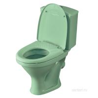 Унитаз-компакт Santeri Вест салатовый 1.P201.8.S04.00B.F Унитаз-компакт Santeri Вест салатовый 1.P201.8.S04.00B.F