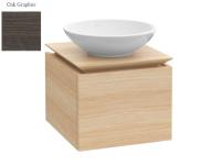 Тумба под раковину Villeroy&Boch Legato  цвет-дуб графитовый B56700FQ hog2