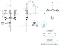 Смеситель для раковины THG Les Ondes  G8A A02 151M hog