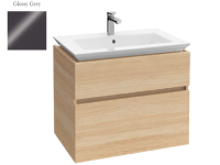 Тумба под раковину Villeroy&Boch Legato  цвет-Glossy Grey B558L0FP hog2