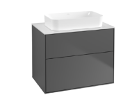 Тумба под раковину Villeroy&Boch Finion  цвет-лак антрацит матовый F63100GK hog2