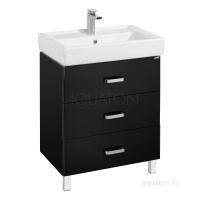 Тумба под раковину Aquaton Америна 70 М черная 1A169001AM950