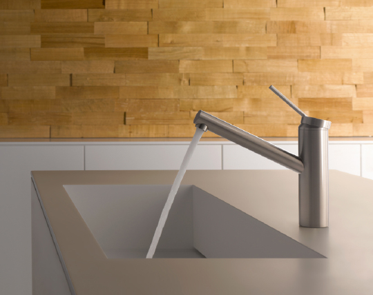 Смеситель Kludi Tangenta 44904F875 для кухонной мойки