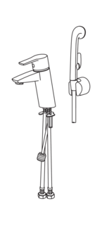 Смеситель для раковины Oras Cubista 2812F