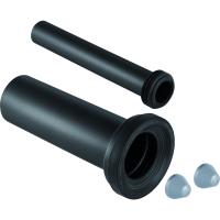 Подсоединительный комплект Geberit для подвесного унитаза, длина 30 см: d=110мм, d1=45мм, Матовый хром 152.439.46.1