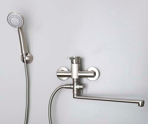 Смеситель Wasserkraft Wern 4202L универсальный, матовый хром