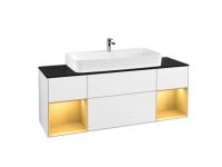 Тумба под раковину Villeroy&Boch Finion  цвет-белый глянцевый F212HFGF hog2