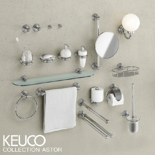 Держатель туалетной бумаги Keuco Astor 02160 Держатель туалетной бумаги Keuco Astor 02160