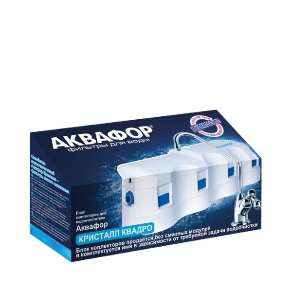 Блок коллекторов Аквафор Кристалл Квадро 101784