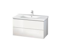 Тумба под раковину Duravit L-Cube  цвет-белый глянцевый LC625002222 hog2