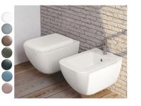 Унитаз CIELO Shui Comfort безободковый материал-керамика, цвет-Talco SHCOVSK TL Унитаз CIELO Shui Comfort безободковый материал-керамика, цвет-Talco SHCOVSK TL