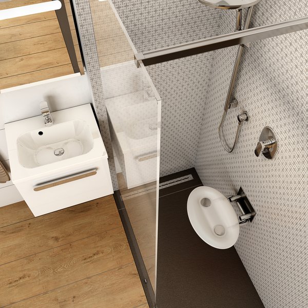 Унивеpсальное сиденье для душа RAVAK OVO-P-OPAL B8F0000001