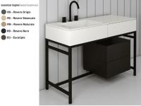 Тумба под раковину CIELO Milano  цвет-Rovere Naturale MIBCE RN hog2