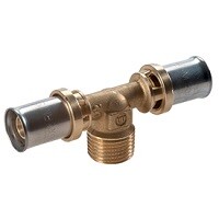 Тройник Giacomini с наружной резьбой 1/2"x(20x2) RM153Y037