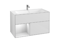 Тумба под раковину Villeroy&Boch Finion  цвет-белый глянцевый F030MTGF hog2