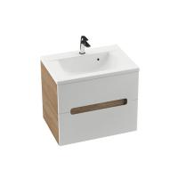 Тумба под умывальник RAVAK SD 800-L CLASSIC II каппучино/белая X000000913