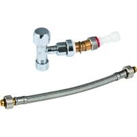 Комплект для бокового подвода воды, для сантехнического модуля Geberit Monolith для унитаза: Глянцевый хром 131.072.21.1