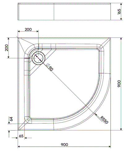 Душевой поддон IFO Silver напольный  цвет-белый RP6116900000 pod1 Душевой поддон IFO Silver напольный  цвет-белый RP6116900000 pod1