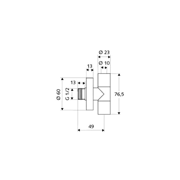 Угловой вентиль Schell Edition Угловой вентиль Schell Edition