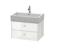 Тумба под раковину Duravit Brioso  цвет-белый глянцевый BR415402222 hog2