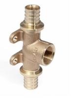 Тройник настенный, Rehau, RAUTITAN, В, 16, 1/2", 16, бронза (RX+) 14562911001