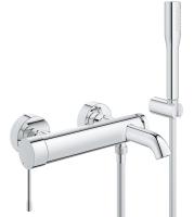 Смеситель Grohe Essence+ однорычажный для ванны с душевым гарнитуром, 33628001