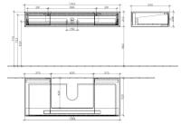 Тумба под раковину Villeroy&Boch La Belle  A58210DU hog2