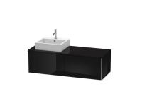 Тумба под раковину Duravit XSquare  цвет-черный глянцевый XS4903L4040 hog2