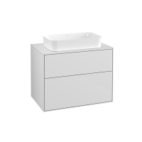 Тумба под раковину Villeroy&Boch Finion  цвет-Glossy White Lacquer F22100GF hog2