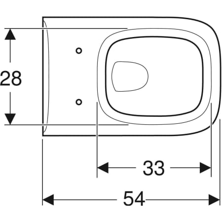 Унитаз подвесной Geberit Renova Plan, 540 мм 202150000 Унитаз подвесной Geberit Renova Plan, 540 мм 202150000