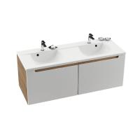 Тумба под умывальник RAVAK SD-1300 CLASSIC каппучино/белая X000000958