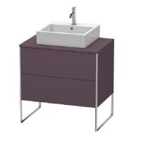 Тумба под раковину Duravit XSquare  цвет-баклажановый матовый XS492009494 hog2