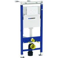 Инсталляция Geberit Duofix для подвесного унитаза, 112 см, со смывным бачком скрытого монтажа Delta 12 см, смывная клавиша Delta21 458.122.21.1