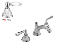 Смеситель для раковины Nicolazzi Crystal Handle  1908 CR 30 hog