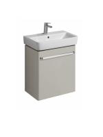 Тумба под раковину Geberit Renova Compact  цвет-светло-серый глянцевый 862061000 hog2